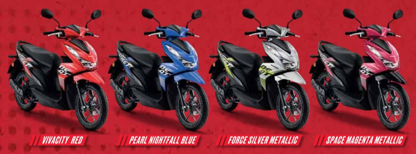 Pilihan Warna Skuter Honda Beat