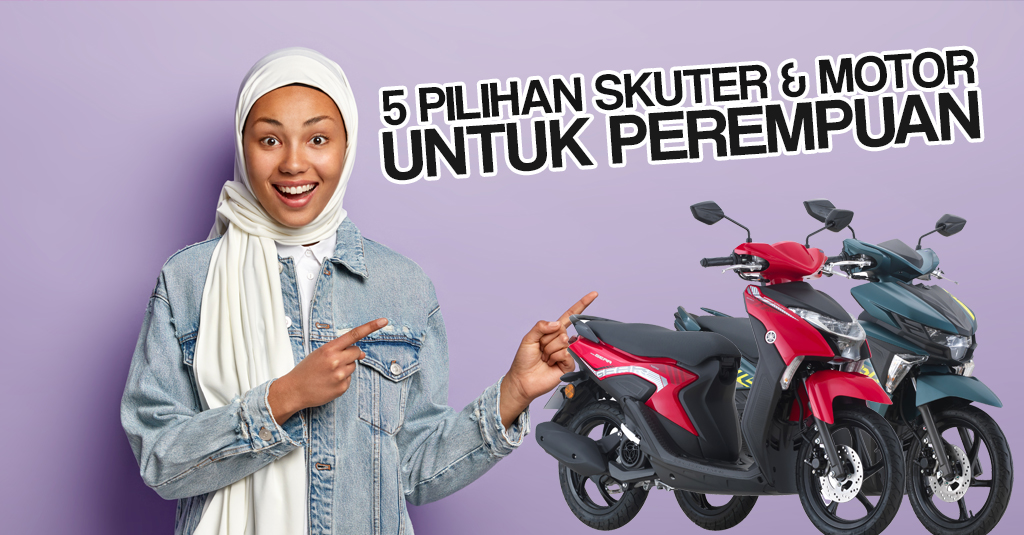 skuter dan motor untuk perempuan
